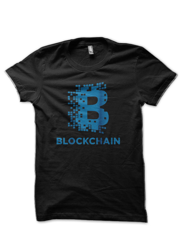 Blockchain Black T-Shirt Style001