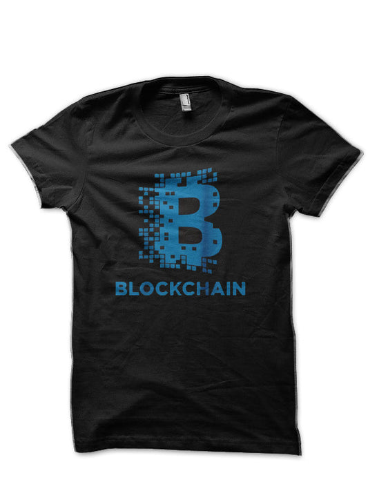 Blockchain Black T-Shirt Style001
