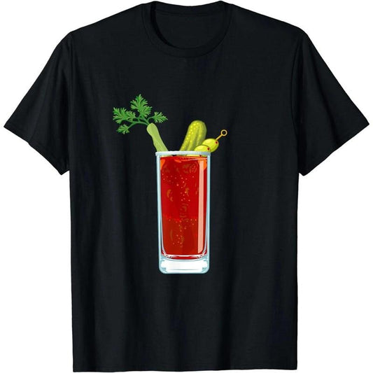 Bloody Mary Vegetarian Alcoholic Drink Cocktail Lovers T-Shirt