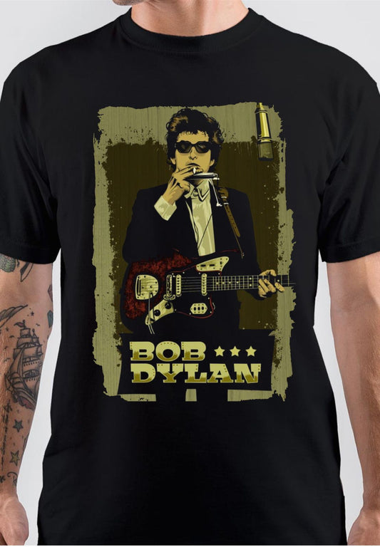 Bob Dylan Black T-Shirt