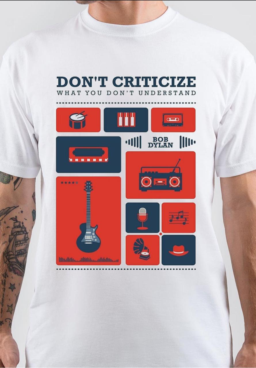 Bob Dylan White T-Shirt