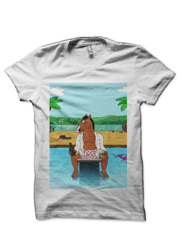 Bojack Horseman Half Sleeve T-Shirt Style007
