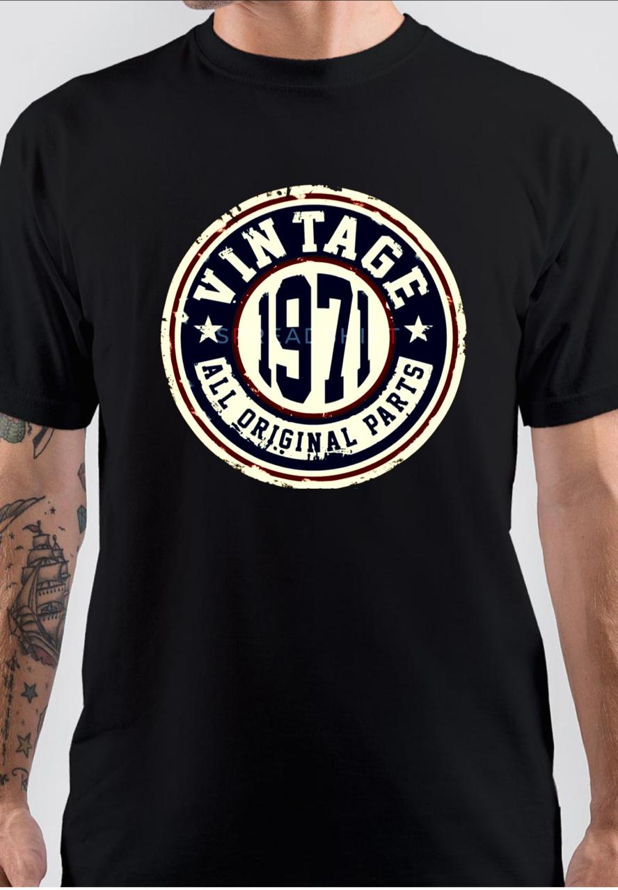 Born In 1971 Vintage T-Shirt Style001