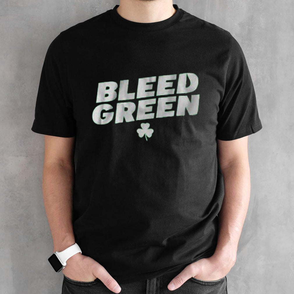 Boston Basketball Bleed Green Shirt