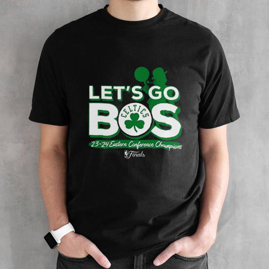 Boston Celtics 2024 Eastern Conference Champions Layup Drill T-shirt