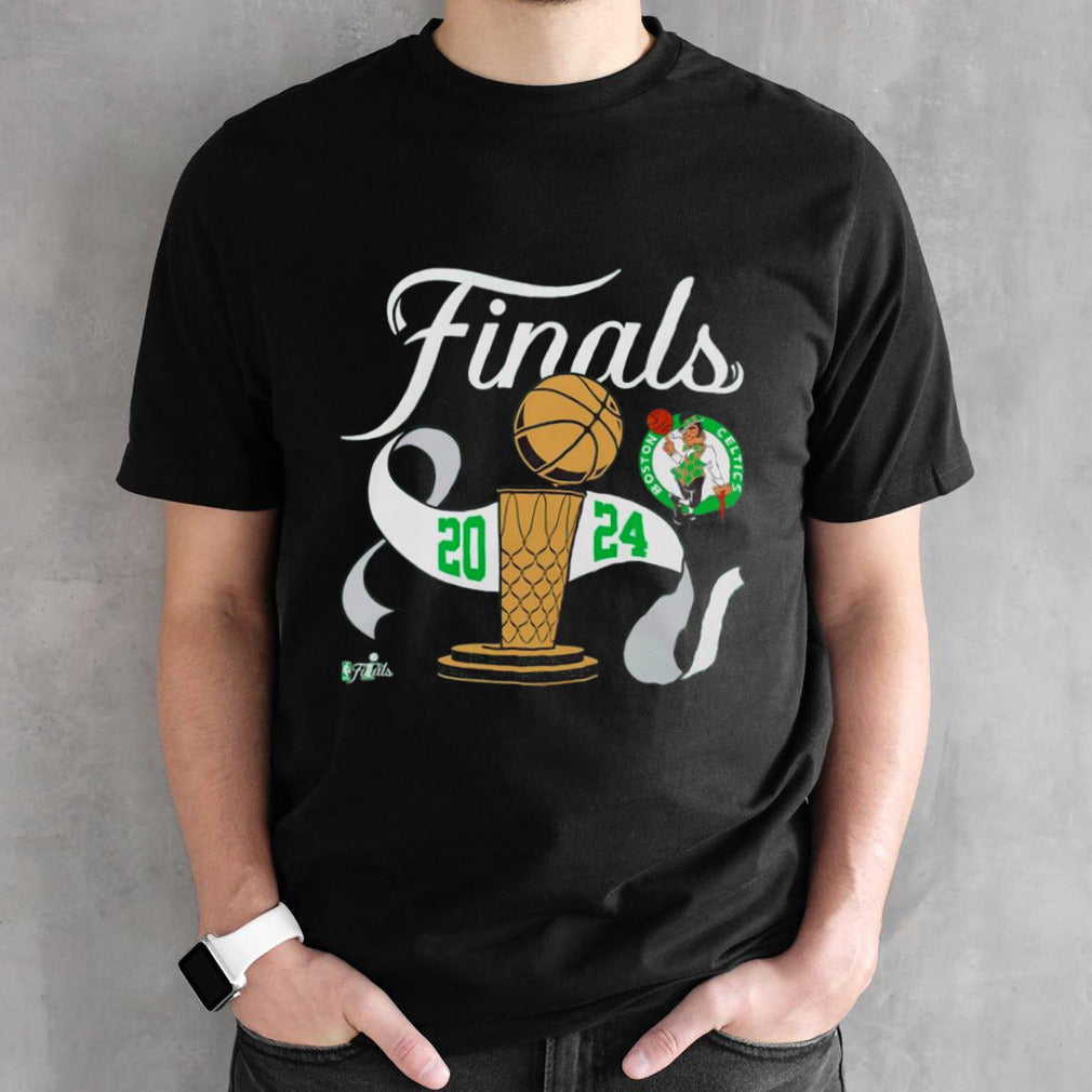 Boston Celtics 2024 NBA Finals trophy shirt