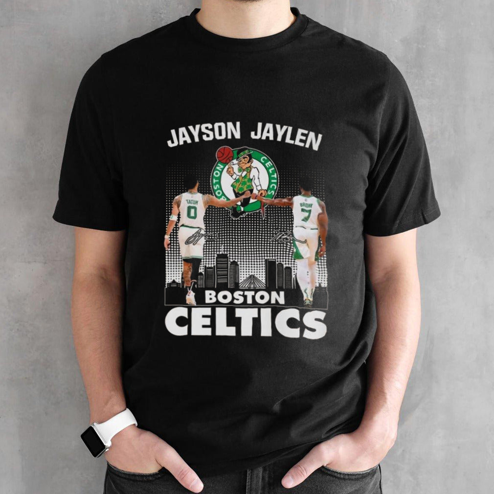 Boston Celtics Jayson Tatum Jaylen Brown The Dynamic Duo Signatures T-shirt
