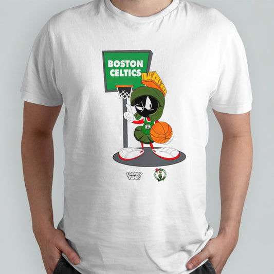 Boston Celtics Looney Tunes Marvin the Martian shirt