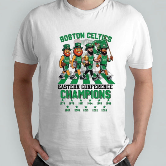 Boston Celtics Mascot Abbey Road The Legends Eastern Conference Champions shirt