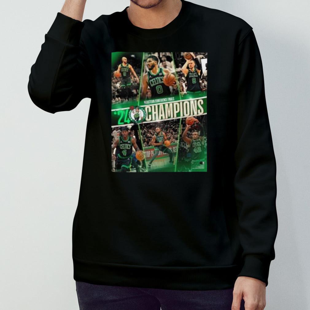 Boston Celtics NBA 2024 Eastern Conference Champions Photo Shirt
