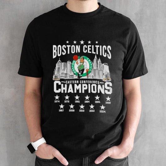 Boston Celtics Skyline Eastern Conference Champions Shirt