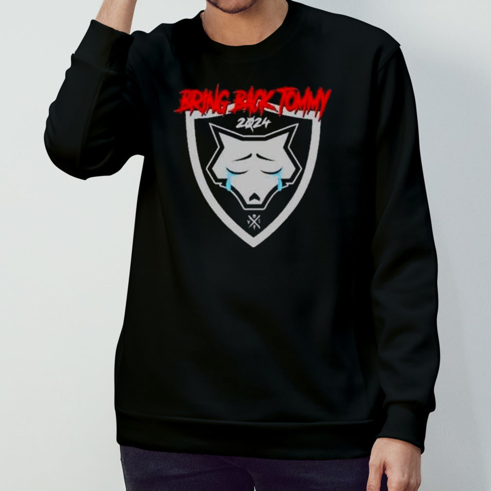 Bring Back Tommy 2024 wolf crying shirt
