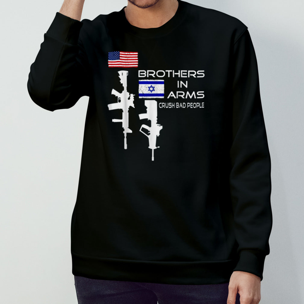 Brothers in arms crush hamas shirt
