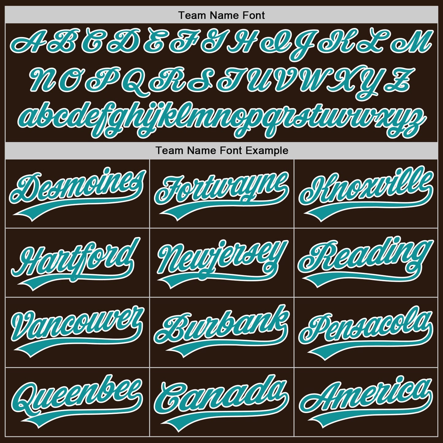 Custom Brown Teal-White Authentic Baseball Jersey