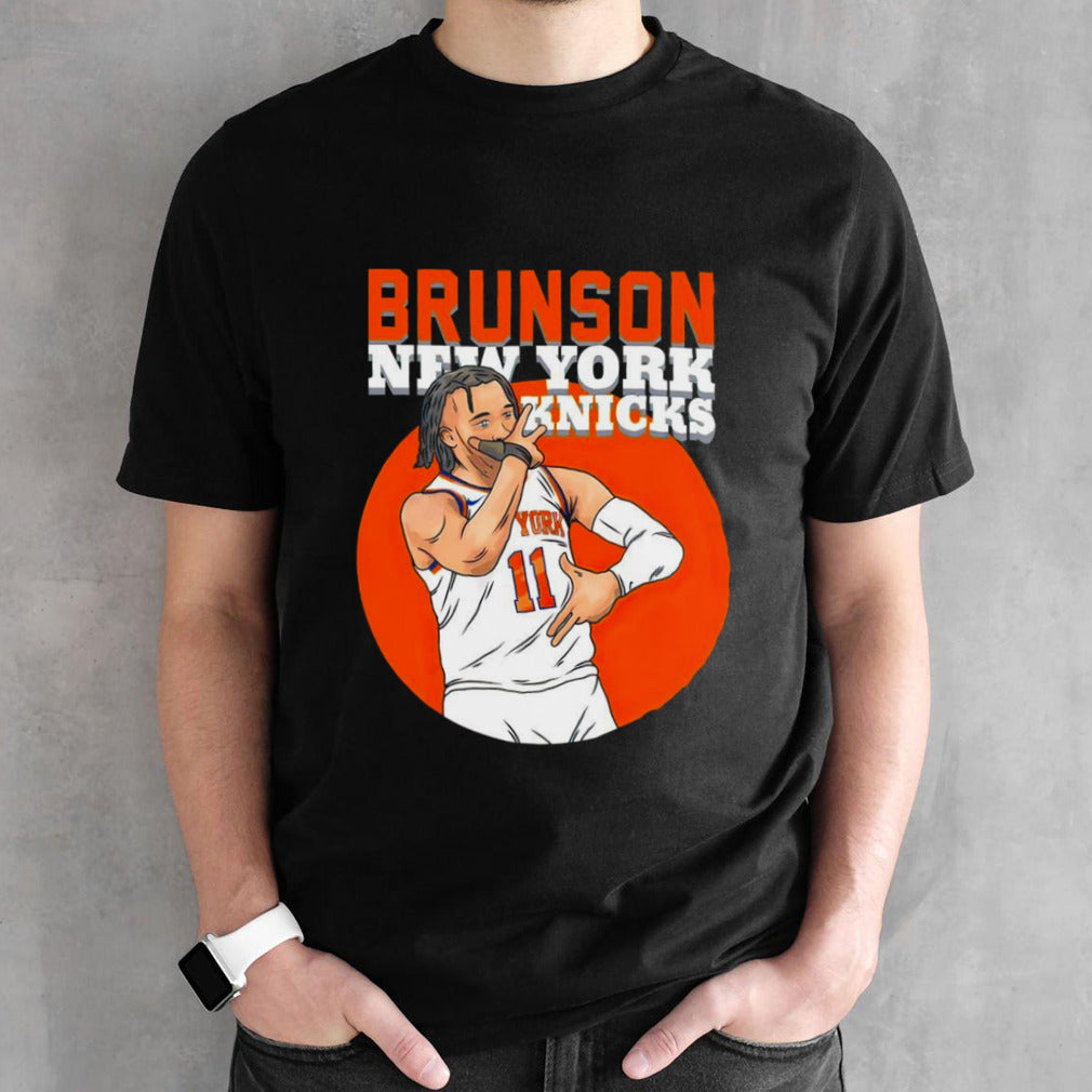 Brunson New York Knicks cartoon shirt
