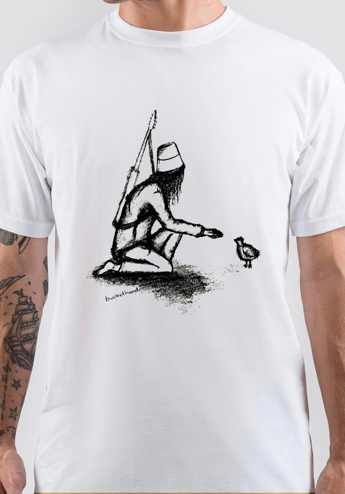 Buckethead Art T-Shirt Style005