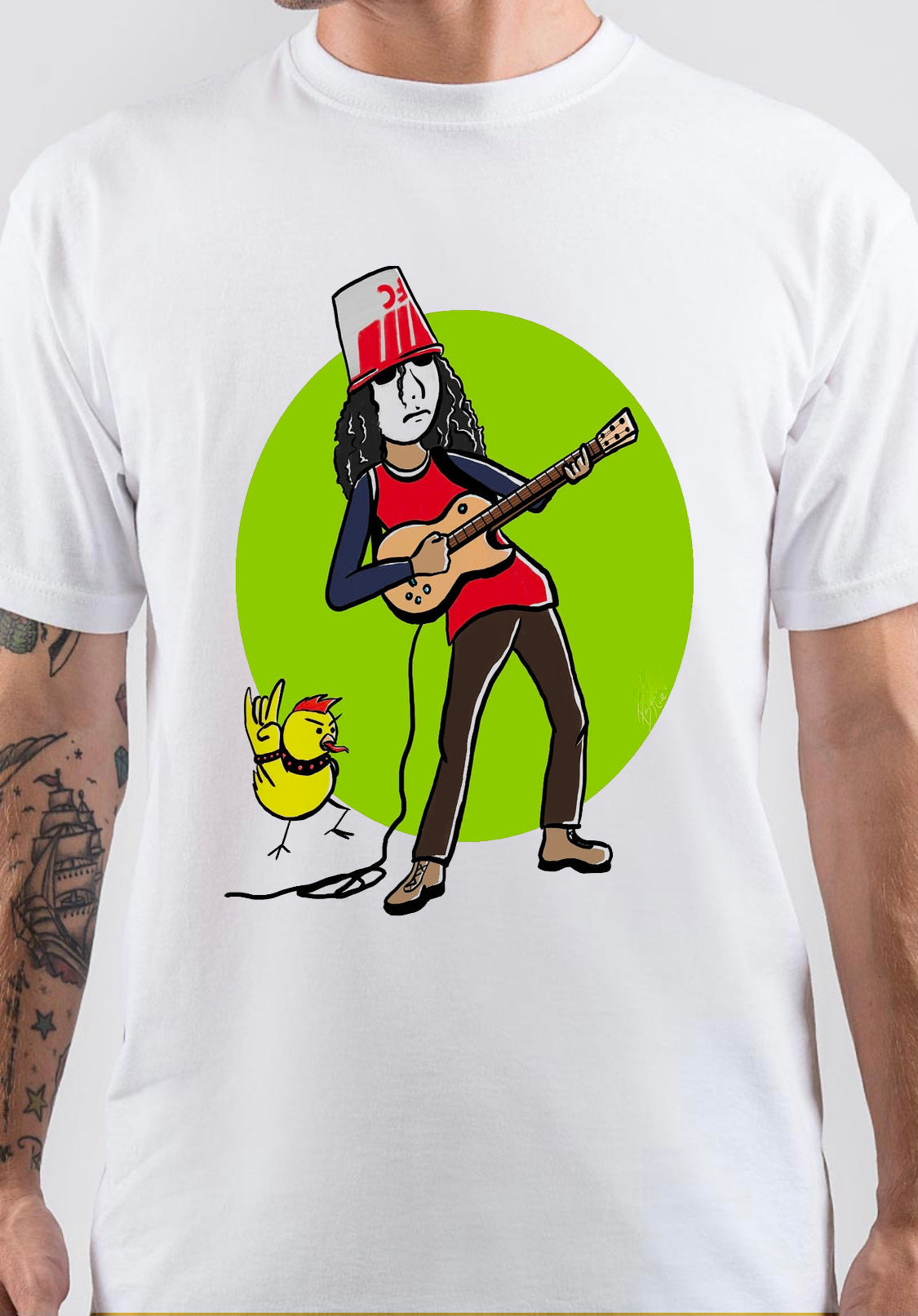 Buckethead Art T-Shirt Style001