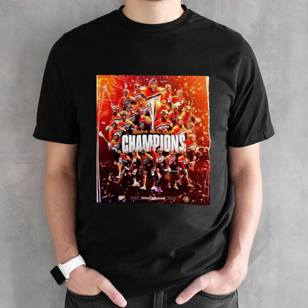 Buffalo Bandits Team 2024 NLL Cup Champions Back 2 Back shirt
