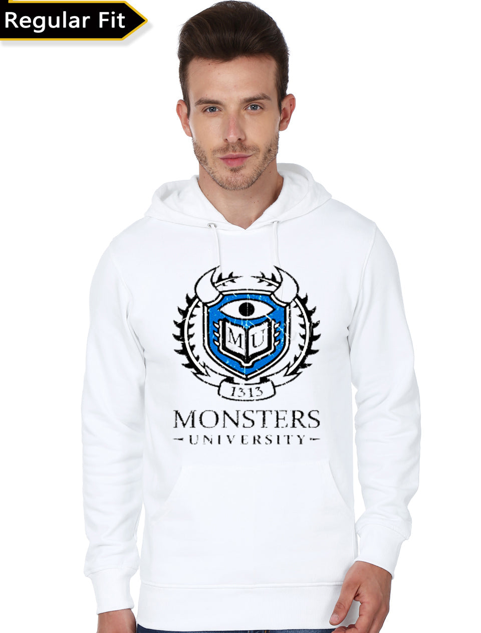 Monsters University â€“ Distressed Hoodie