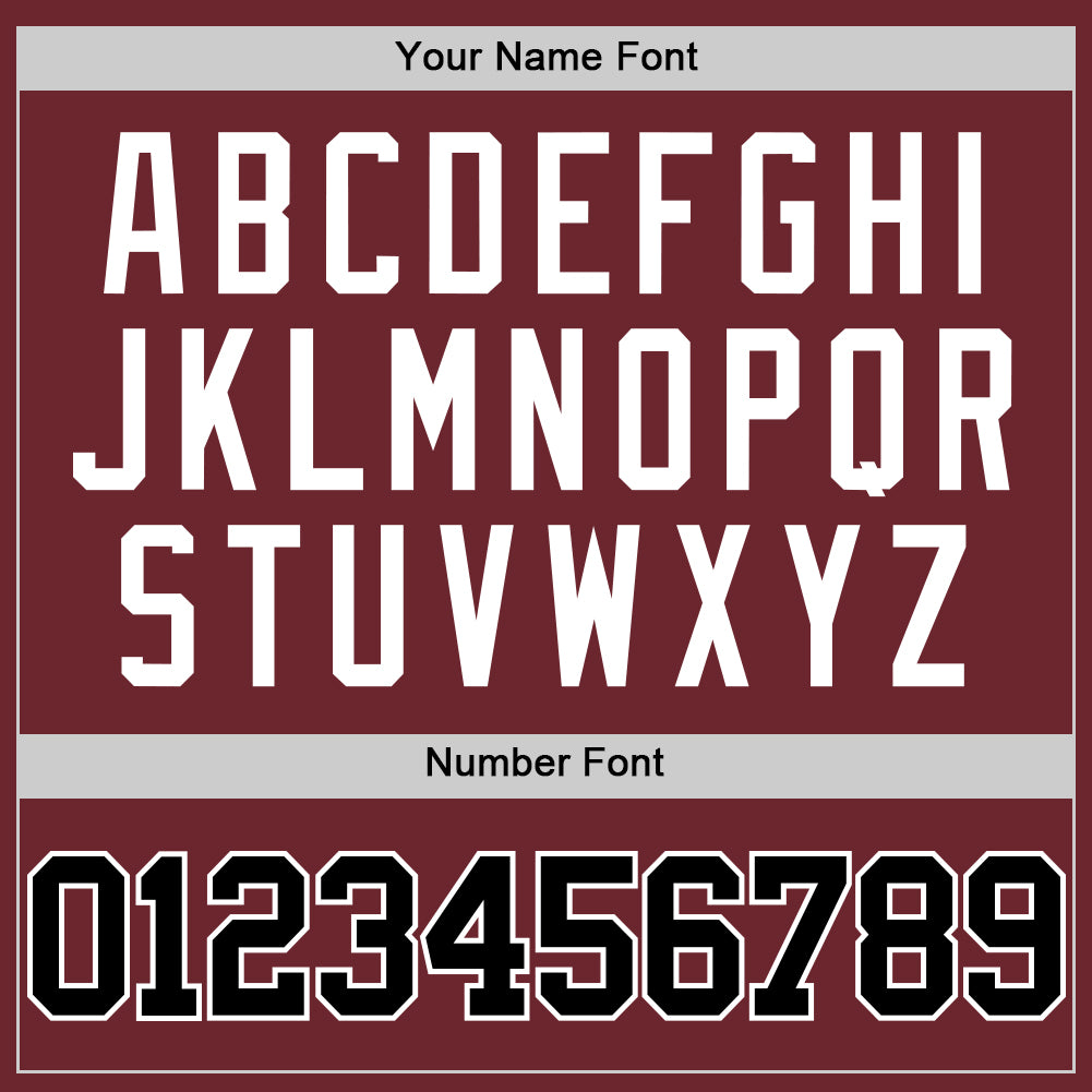 Custom Burgundy Black-White Authentic Basketball Jersey