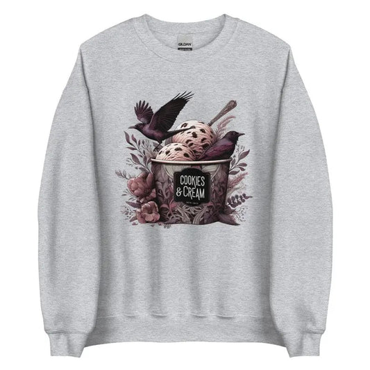Butcher & Blackbird Sweatshirt Cookies and cream ice cream milked April 10 - April 13 Unisex Sweatshirt