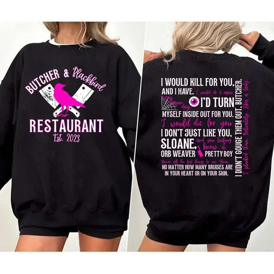 Butcher and Blackbird Sweatshirt, Brynne Weaver Shirt, Smut Reader Shirt, STFUATTDLAGG, Dark Romance Merch, Morally Grey, Romantasy Bookish Merch, Booktok Merch, Gift Suitable For Book Lover