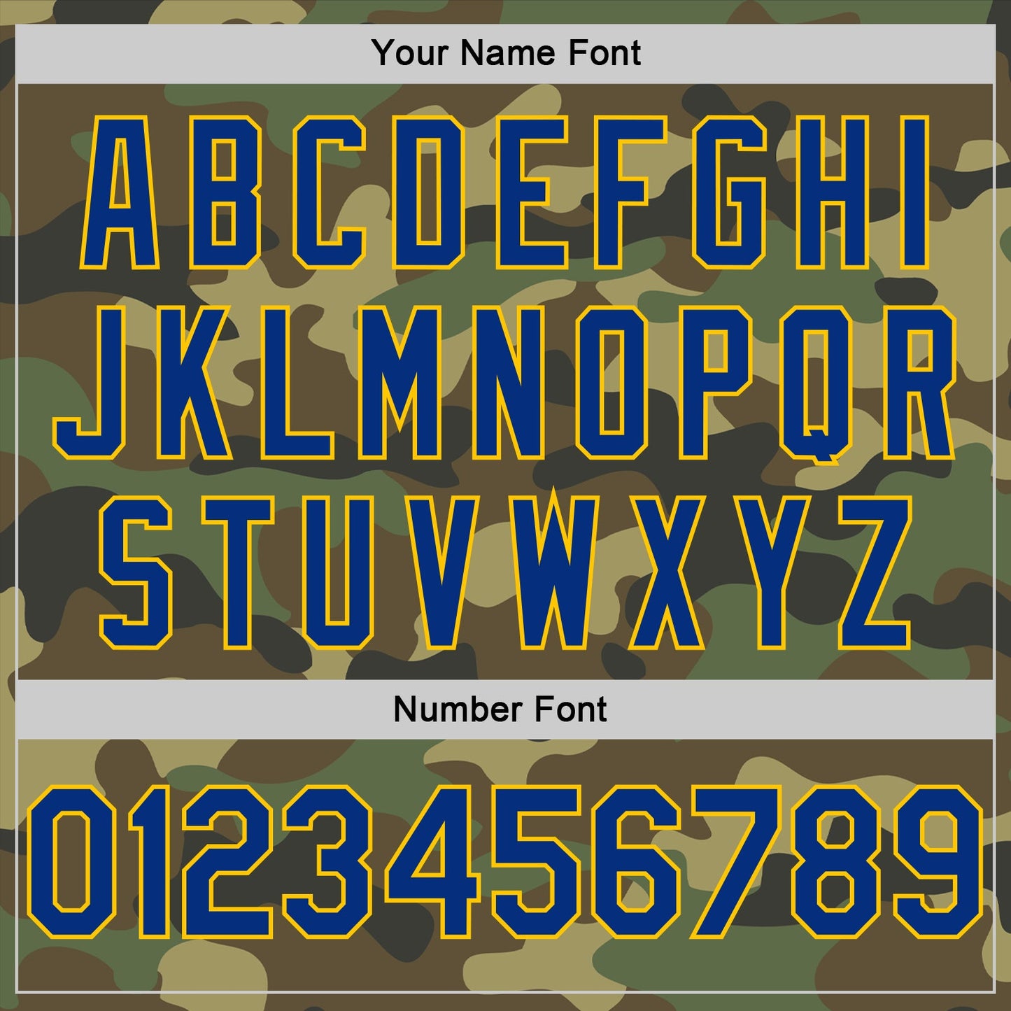 Custom Camo Royal-Gold Authentic Salute To Service Basketball Jersey