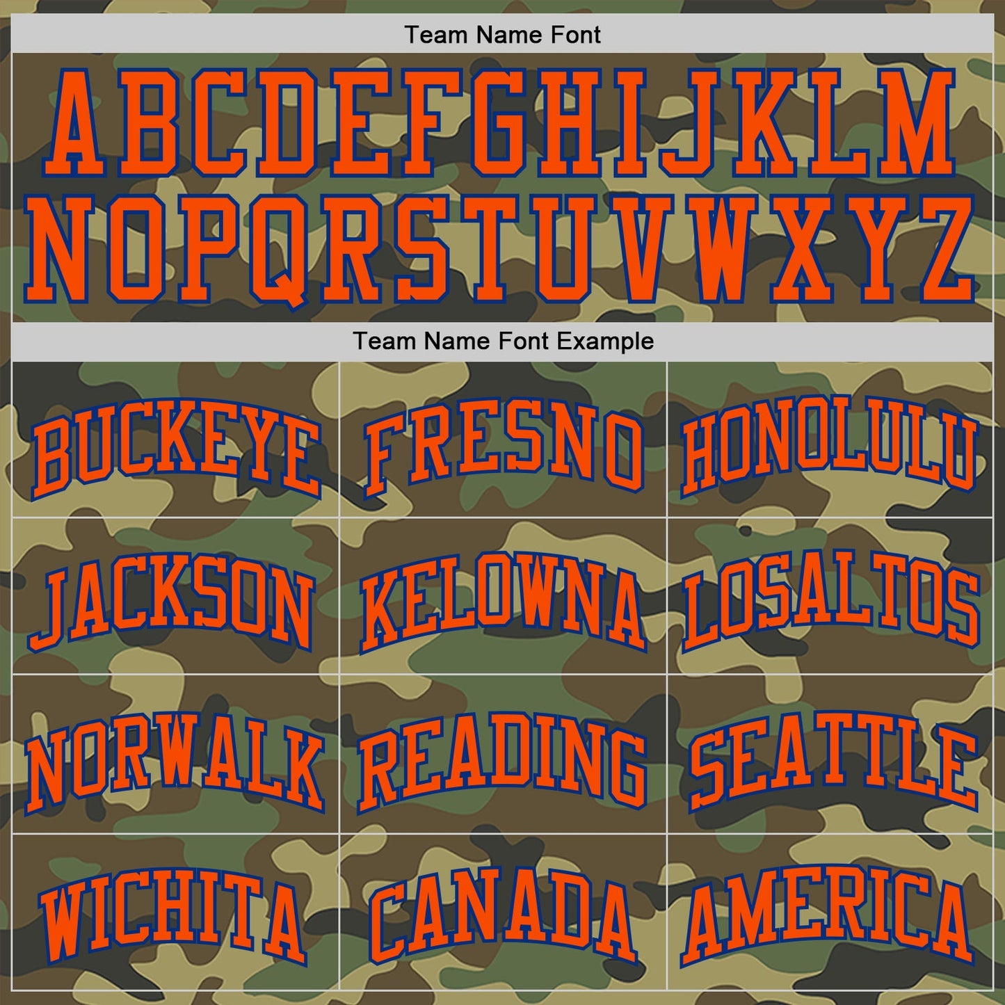 Custom Camo Orange-Royal Authentic Salute To Service Basketball Jersey