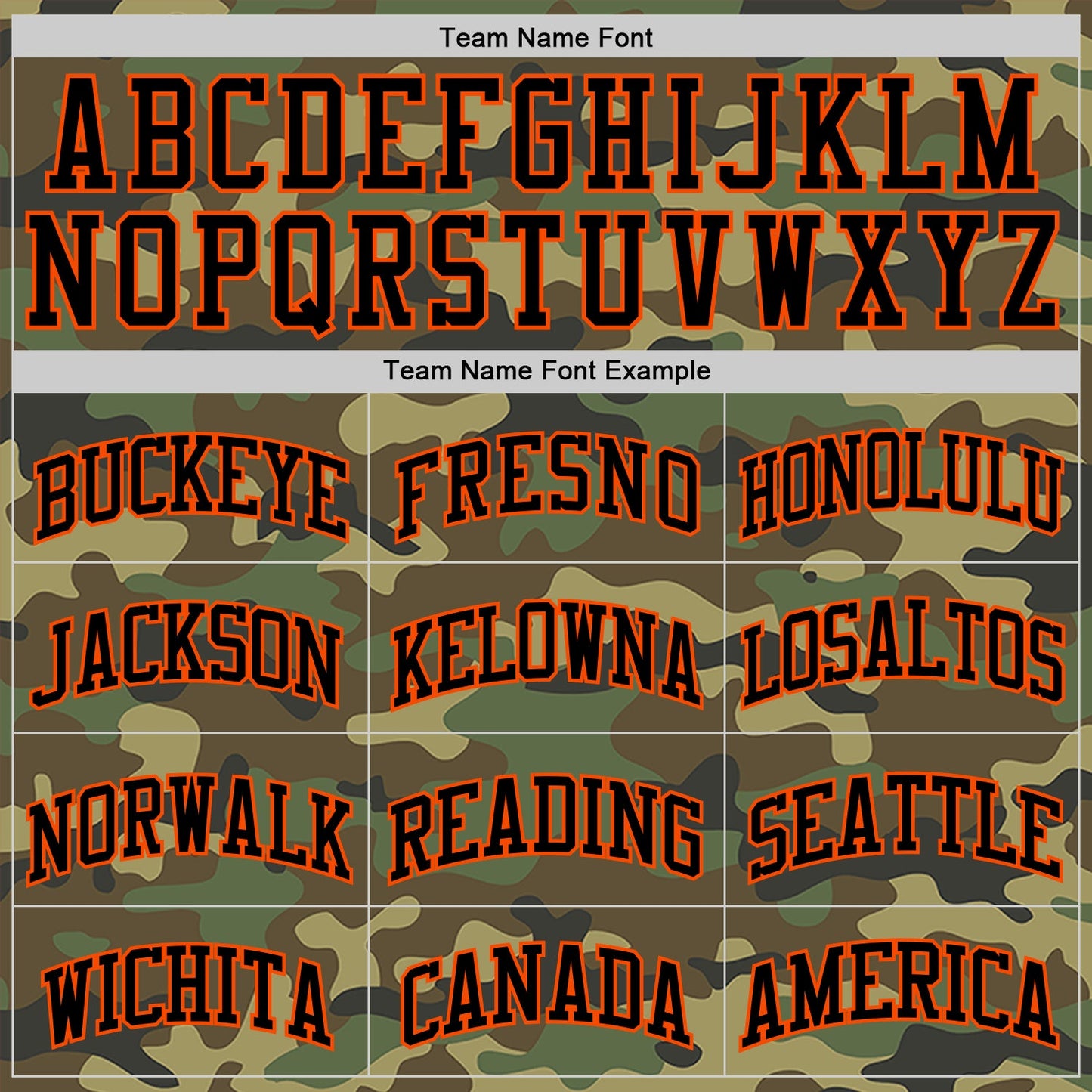 Custom Camo Black-Orange Authentic Salute To Service Basketball Jersey