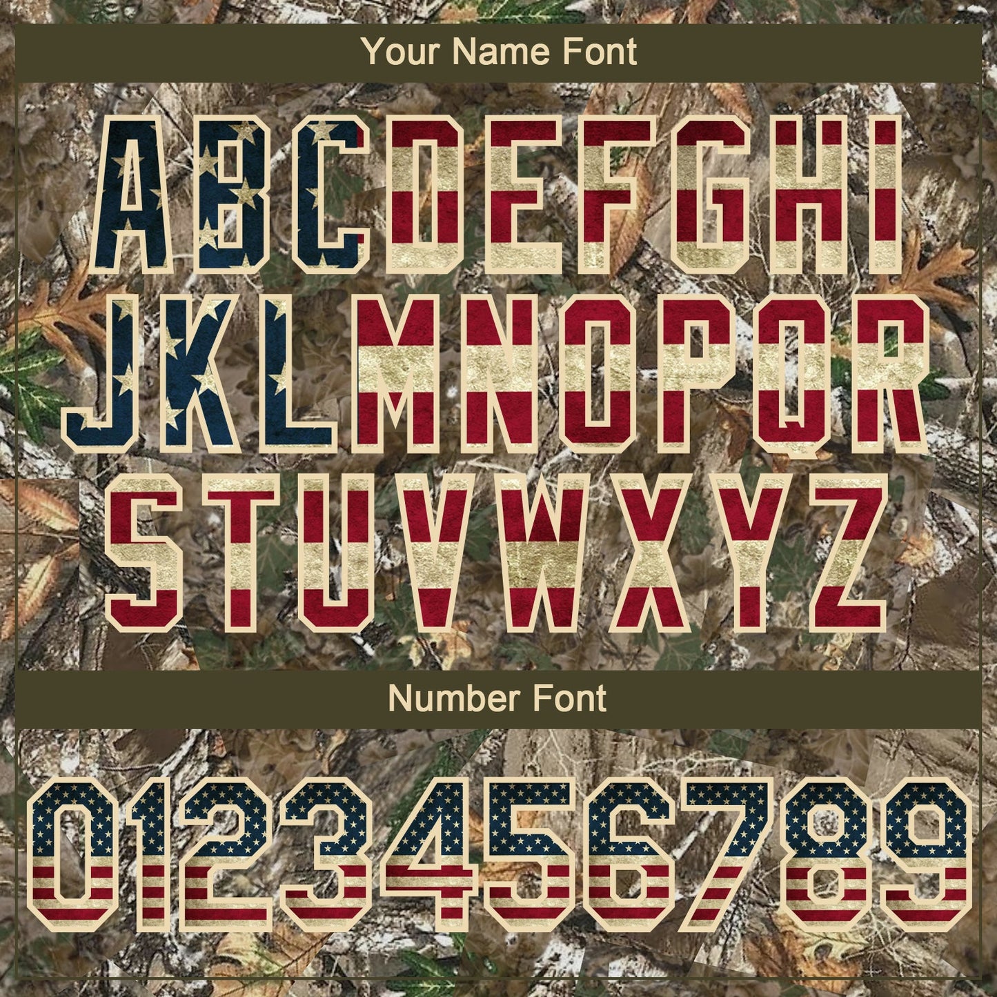 Custom Camo Vintage USA Flag-Cream 3D Woodland Camo Authentic Salute To Service Baseball Jersey