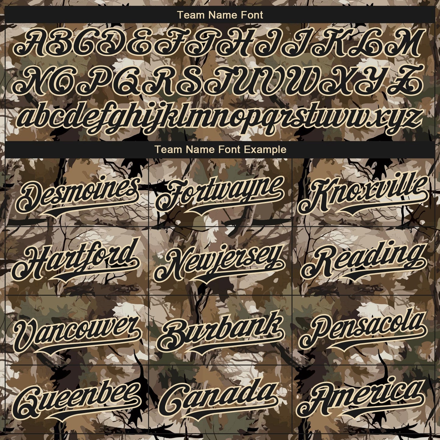 Custom Camo Black-Cream 3D Woodland Camo Authentic Salute To Service Baseball Jersey