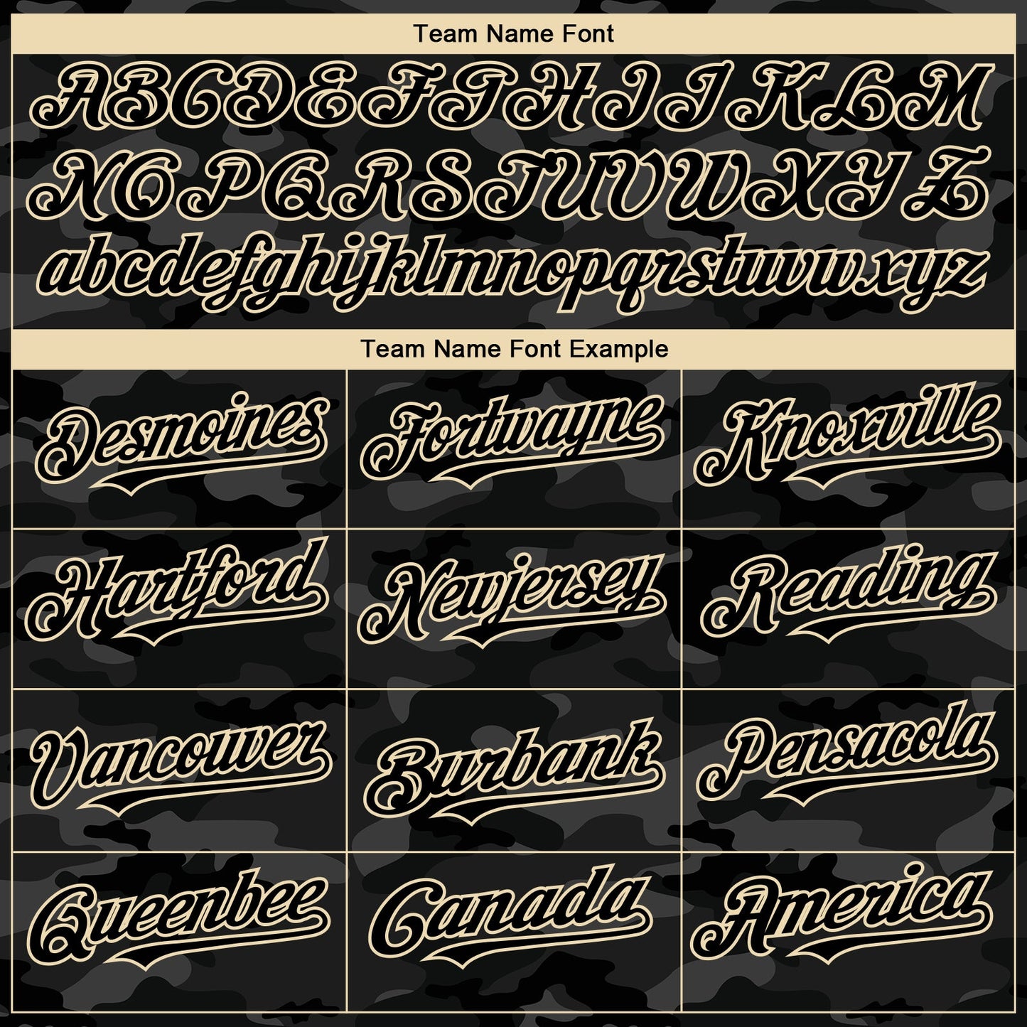 Custom Camo Black-Cream 3D American Flag Authentic Salute To Service Baseball Jersey