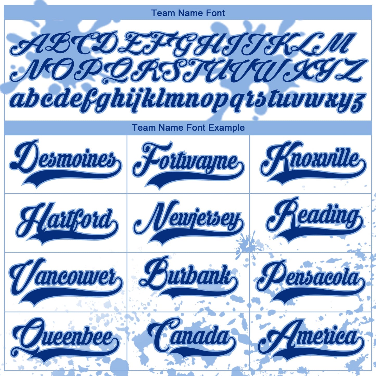 Custom Camo Royal Light Blue-White Splash Hockey Lace Neck Jersey