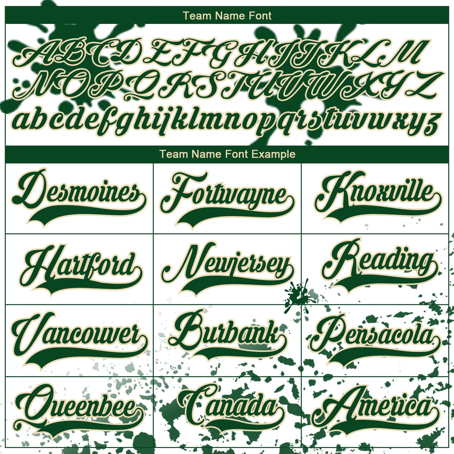 Custom Camo Green Black Cream-White Splash Hockey Lace Neck Jersey