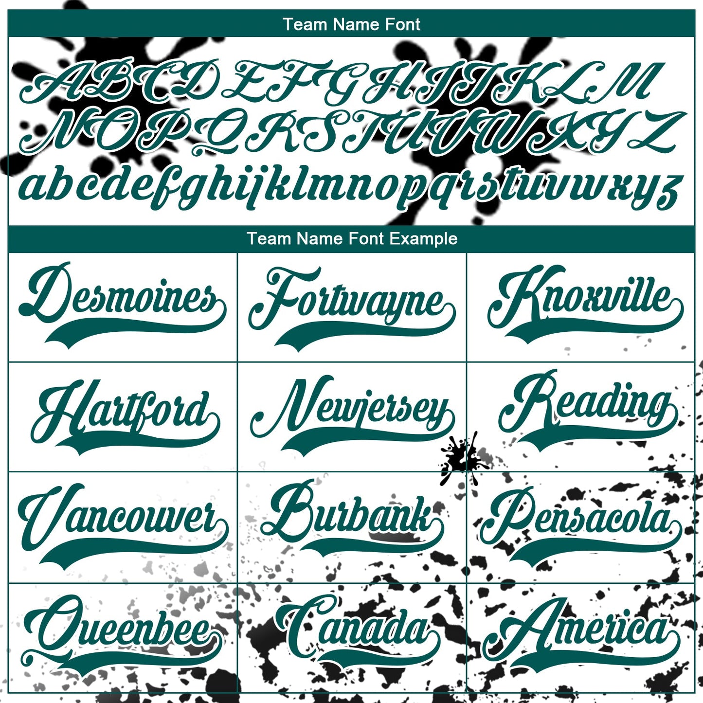 Custom Camo Midnight Green Black-White Splash Hockey Lace Neck Jersey