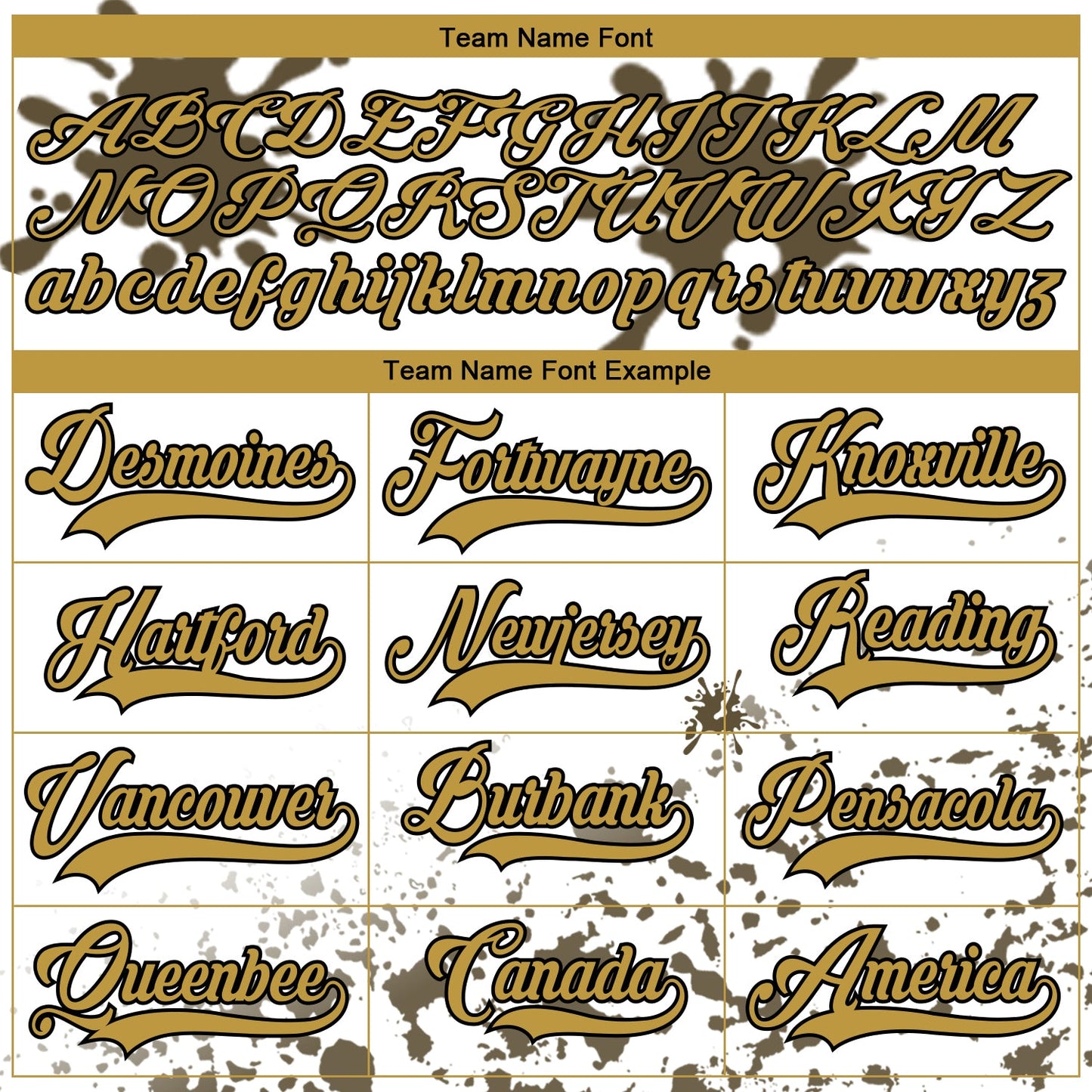 Custom Camo Old Gold Olive Black-White Splash Hockey Lace Neck Jersey