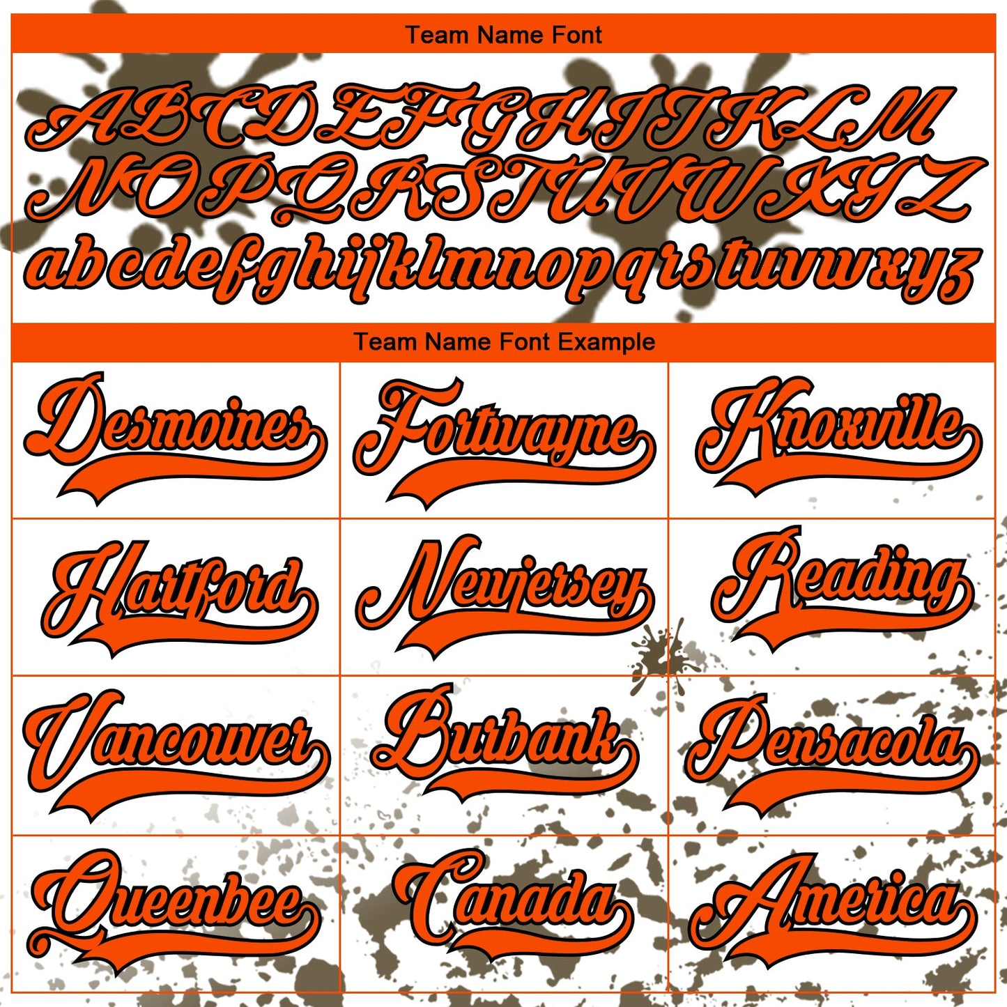 Custom Camo Orange Olive Black-White Splash Hockey Lace Neck Jersey