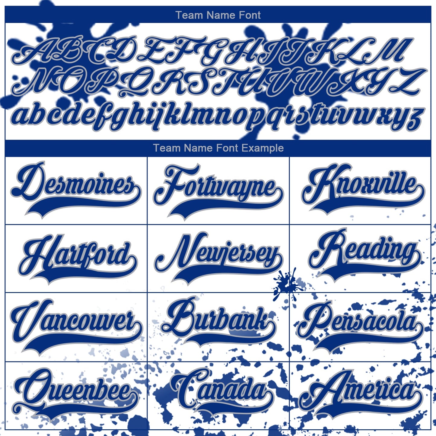 Custom Camo Royal Gray-White Splash Hockey Lace Neck Jersey