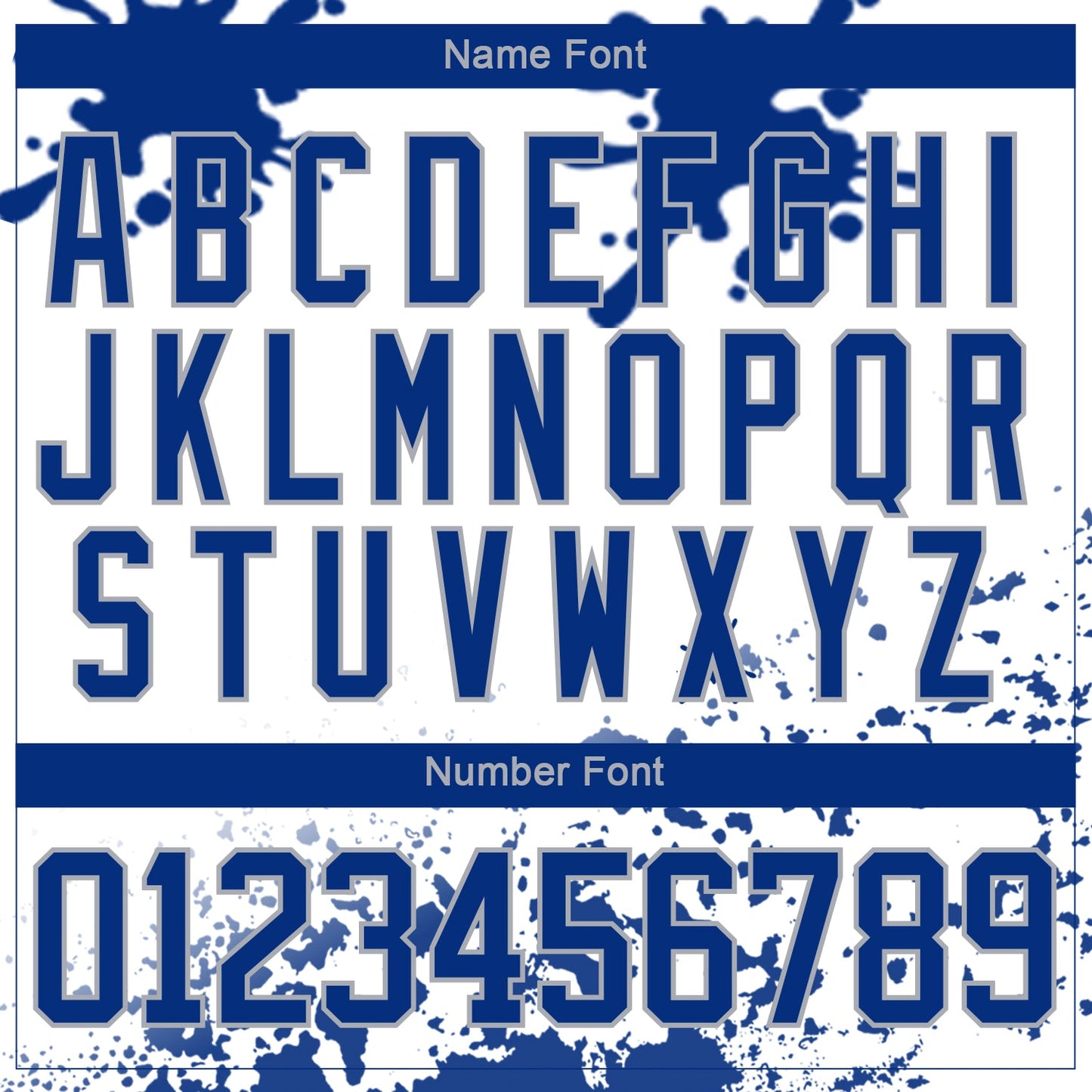 Custom Camo Royal Gray-White Splash Hockey Lace Neck Jersey