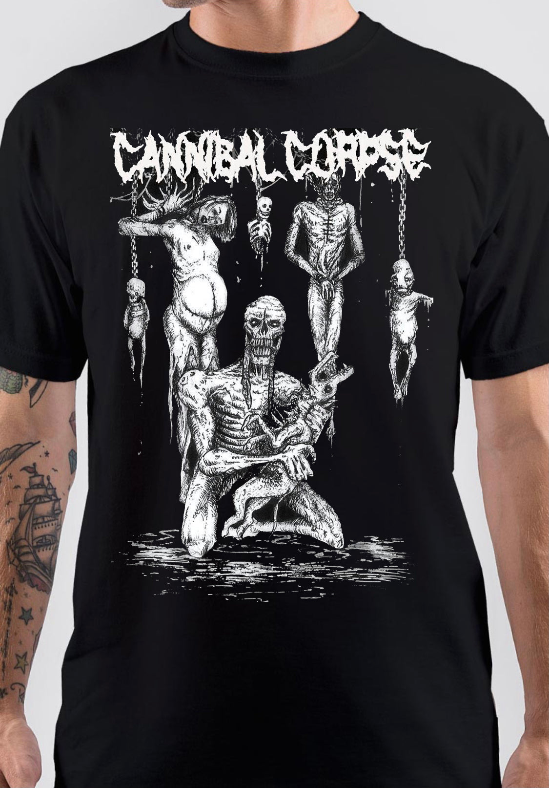 Cannibal Corpse Black T-Shirt Style006