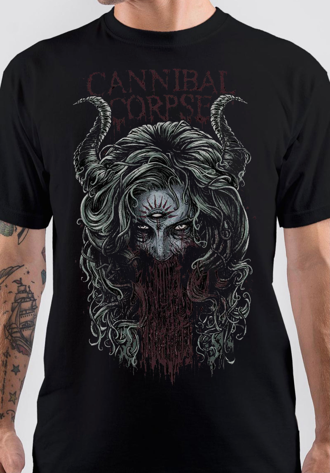 Cannibal Corpse Black T-Shirt Style001