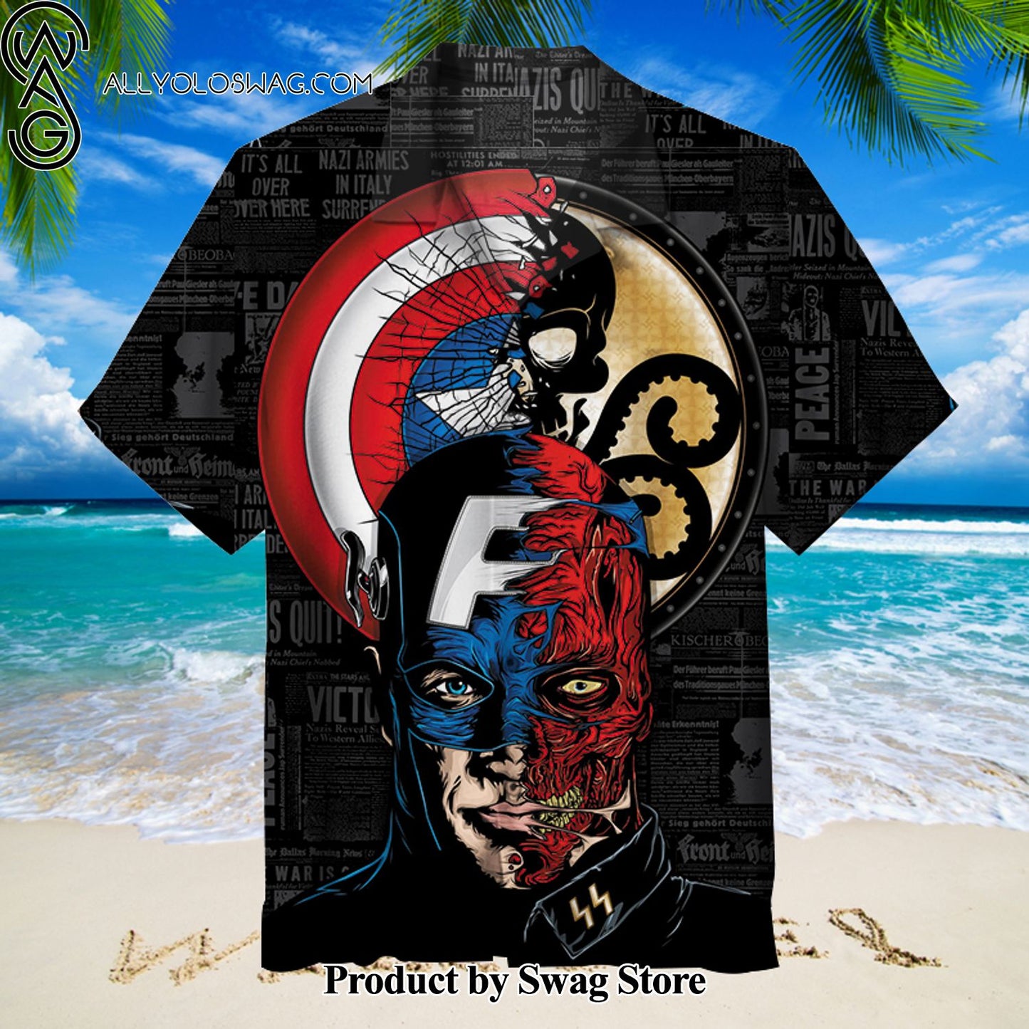 Captain America Affordable Hawaiian Shirt