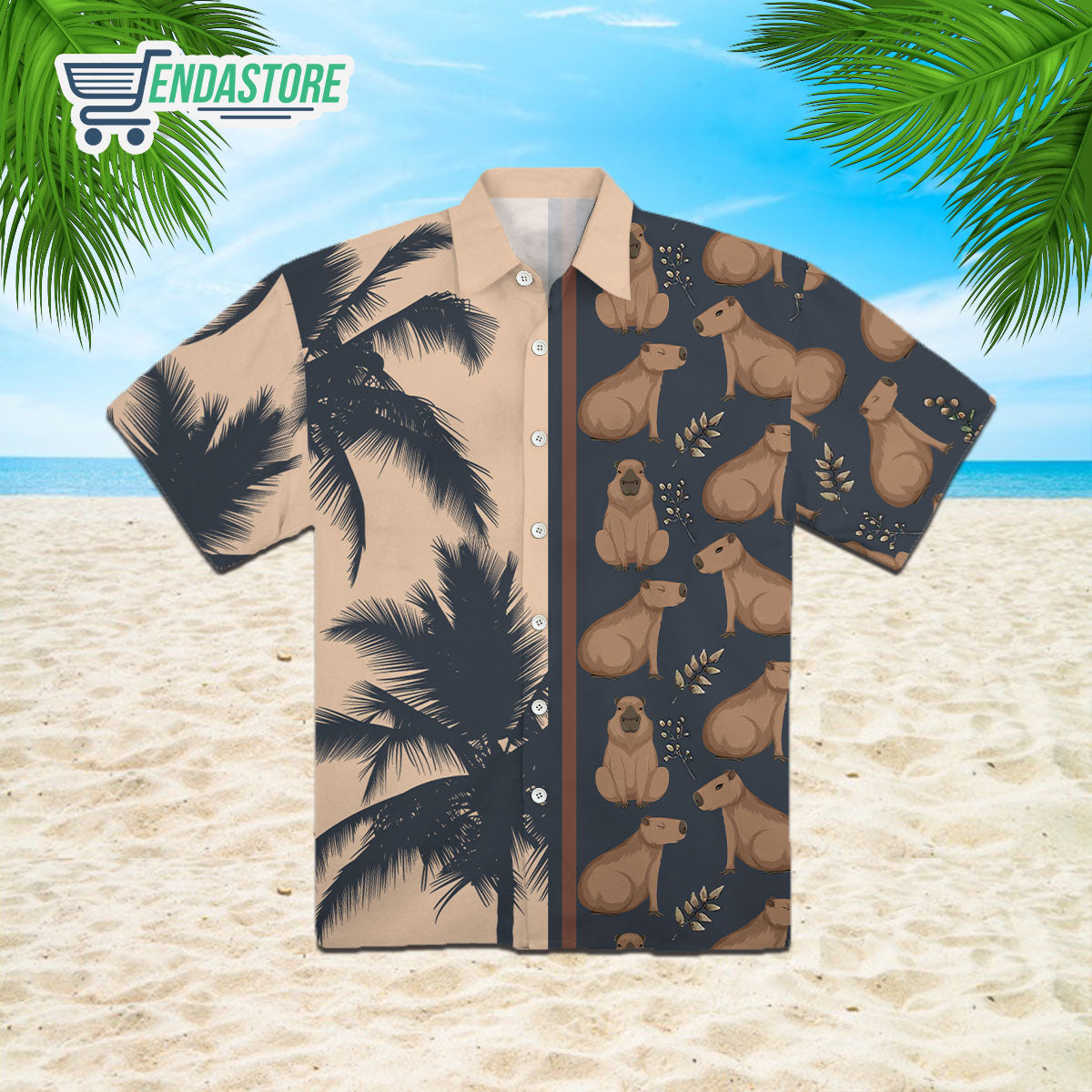 Capybara Summer Hawaiian Shirt