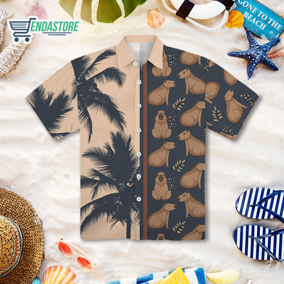 Capybara Summer Hawaiian Shirt