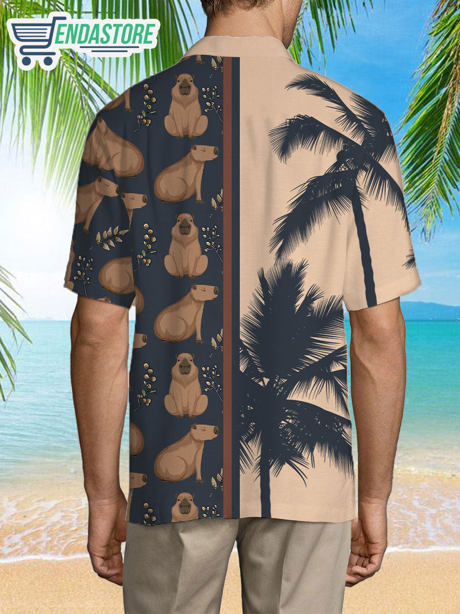 Capybara Summer Hawaiian Shirt