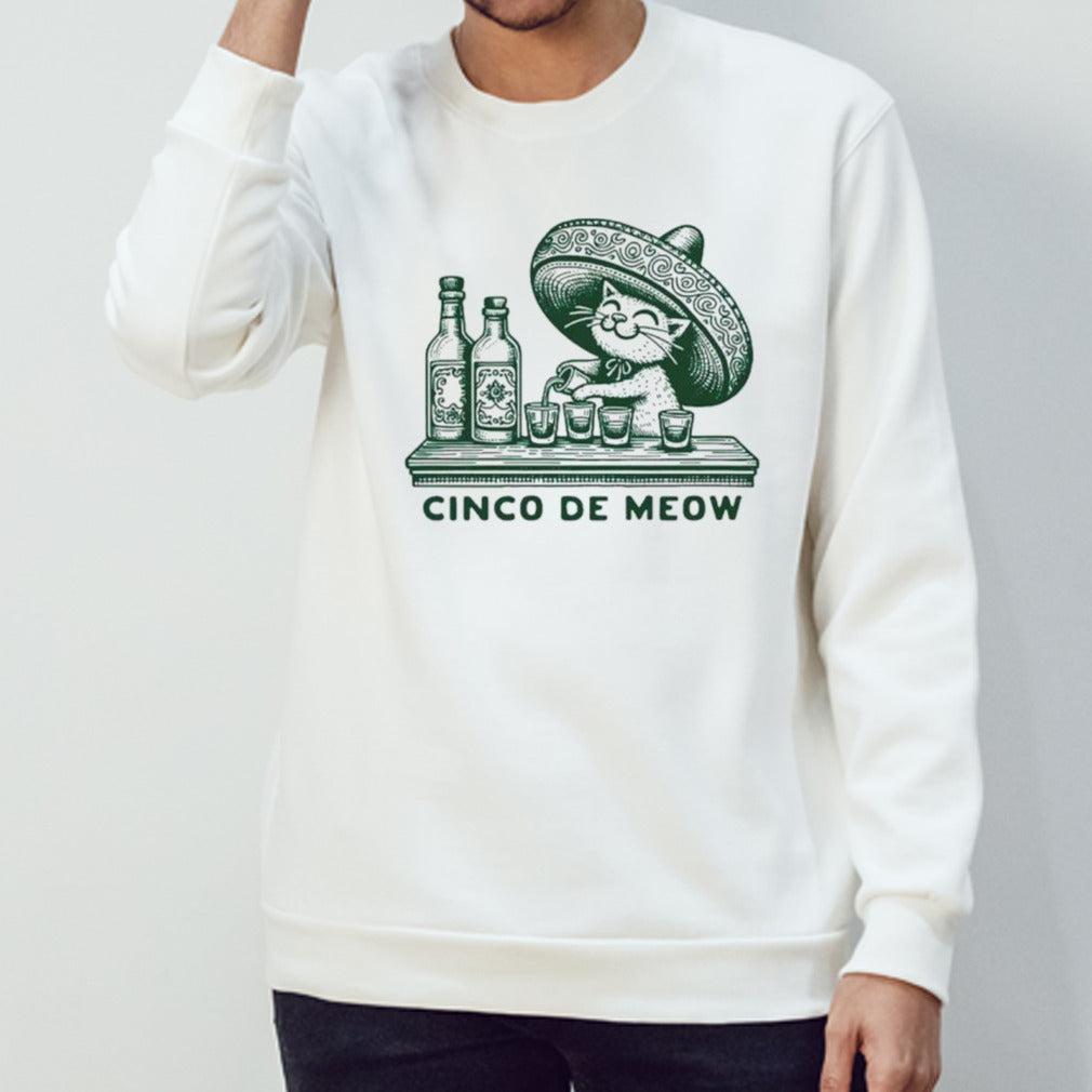 Cat cinco de meow shirts