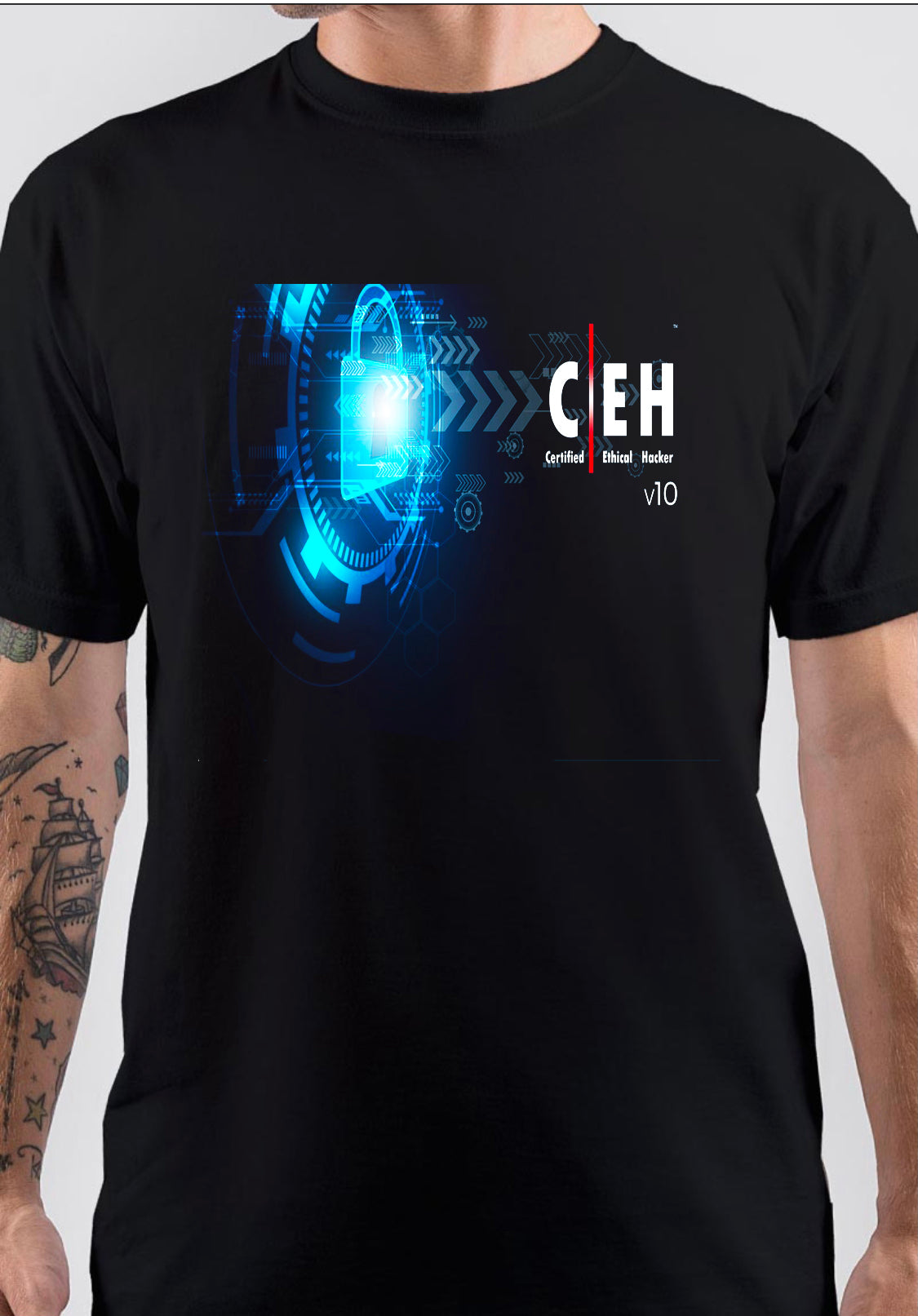 Certified Ethical Hacker Logo T-Shirt Style005