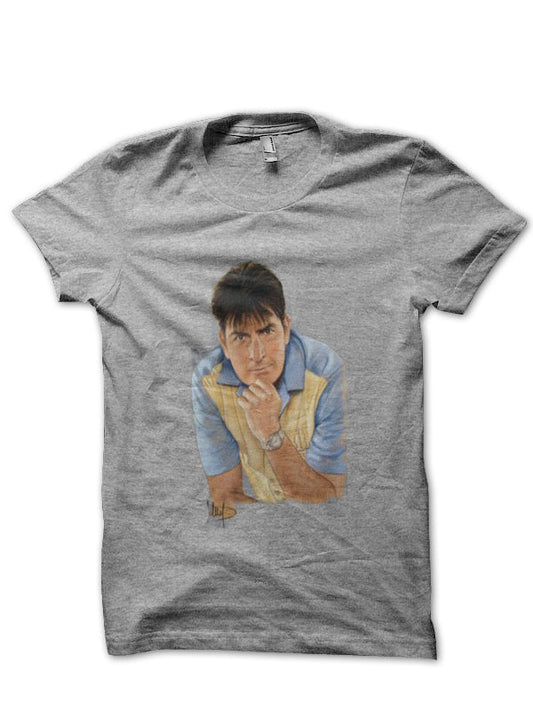 Charlie Sheen T-Shirt Style008