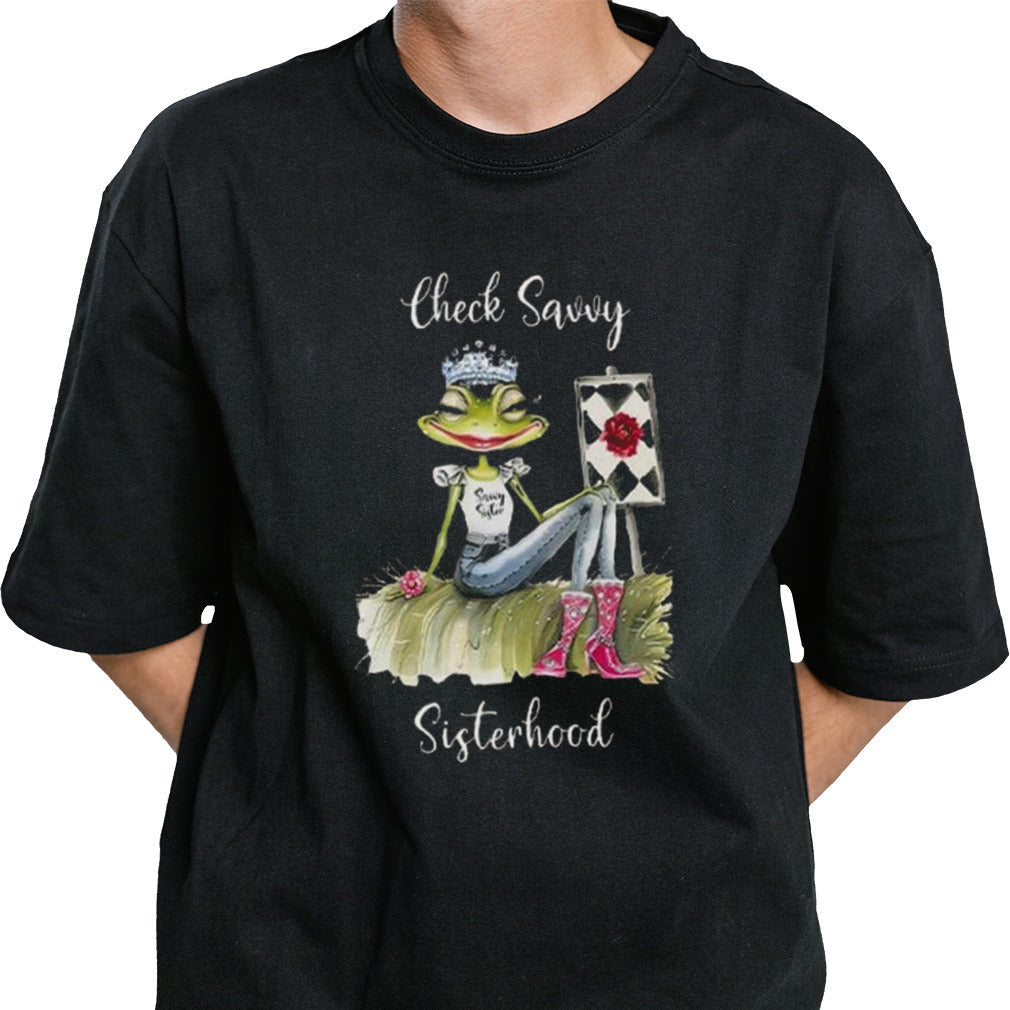 Check Savvy Sisterhood T-shirt