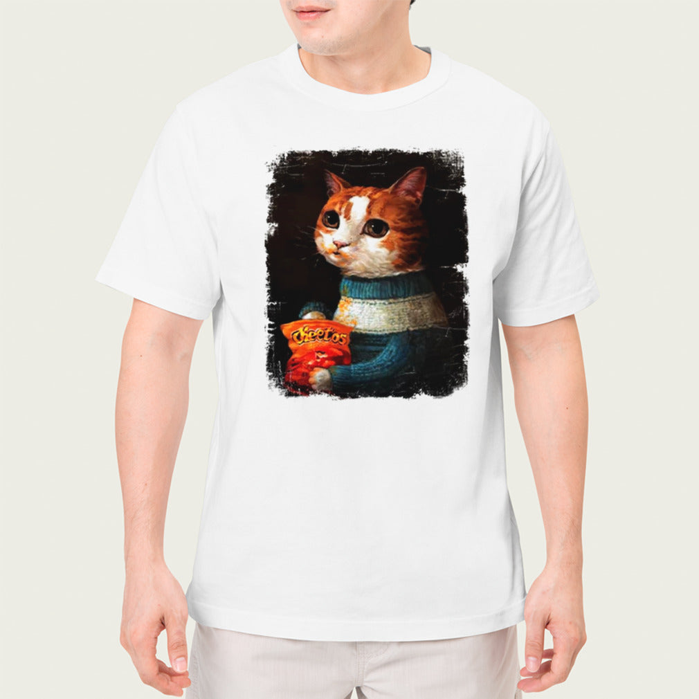 Cheeto cat art shirt